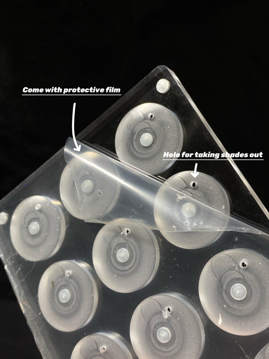 4 Pan (2*2) 27mm Acrylic Empty Palette