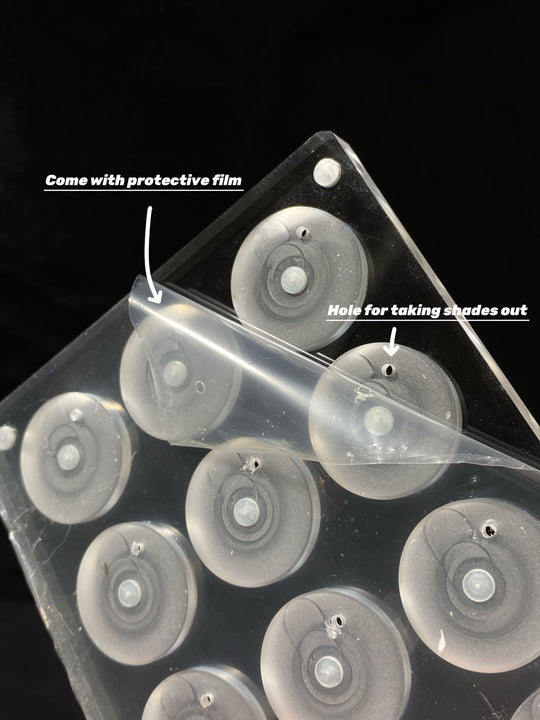 9 Pan 27mm Acrylic Empty Palette