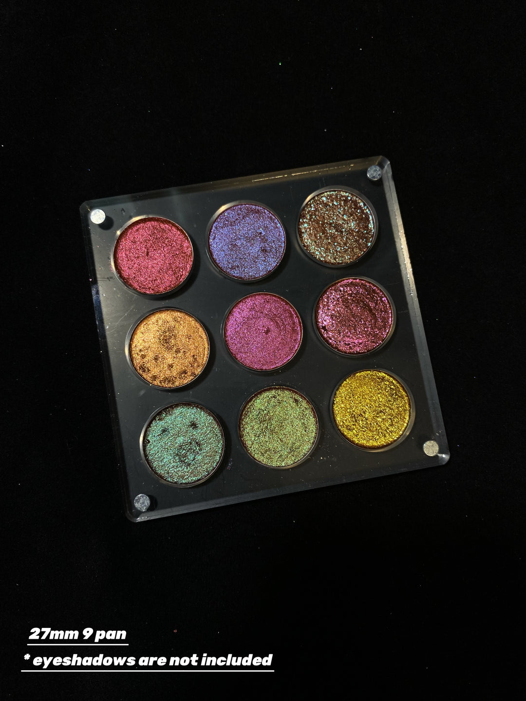 9 Pan 27mm Acrylic Empty Palette