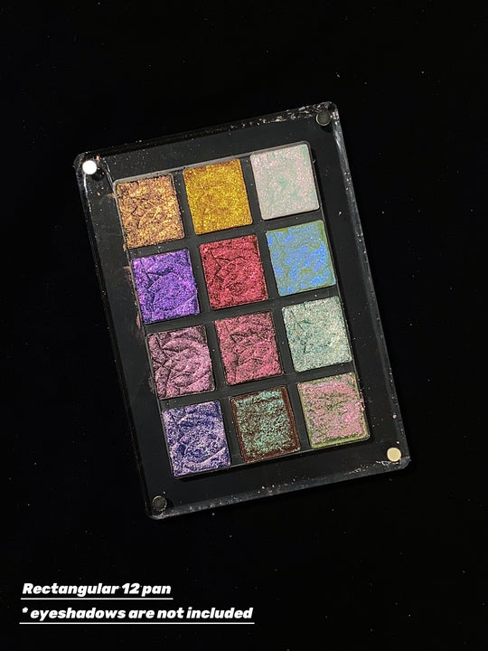 12 Pan Rectangular Empty Acrylic Palette