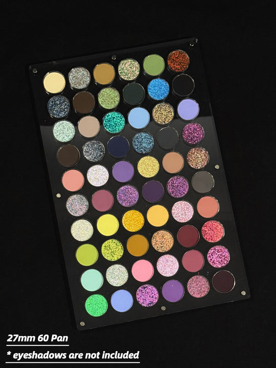 60 Pan 27mm Acrylic Empty Palette