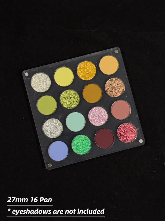 16 Pan 27mm Acrylic Empty Palette